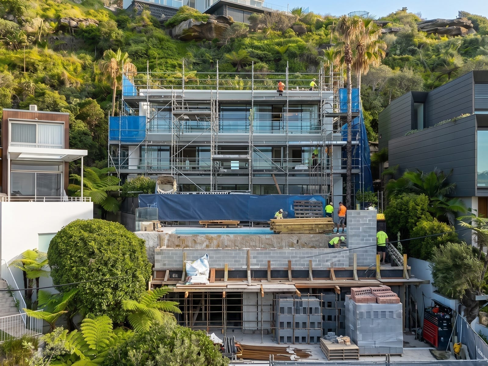 Sydney facade before render